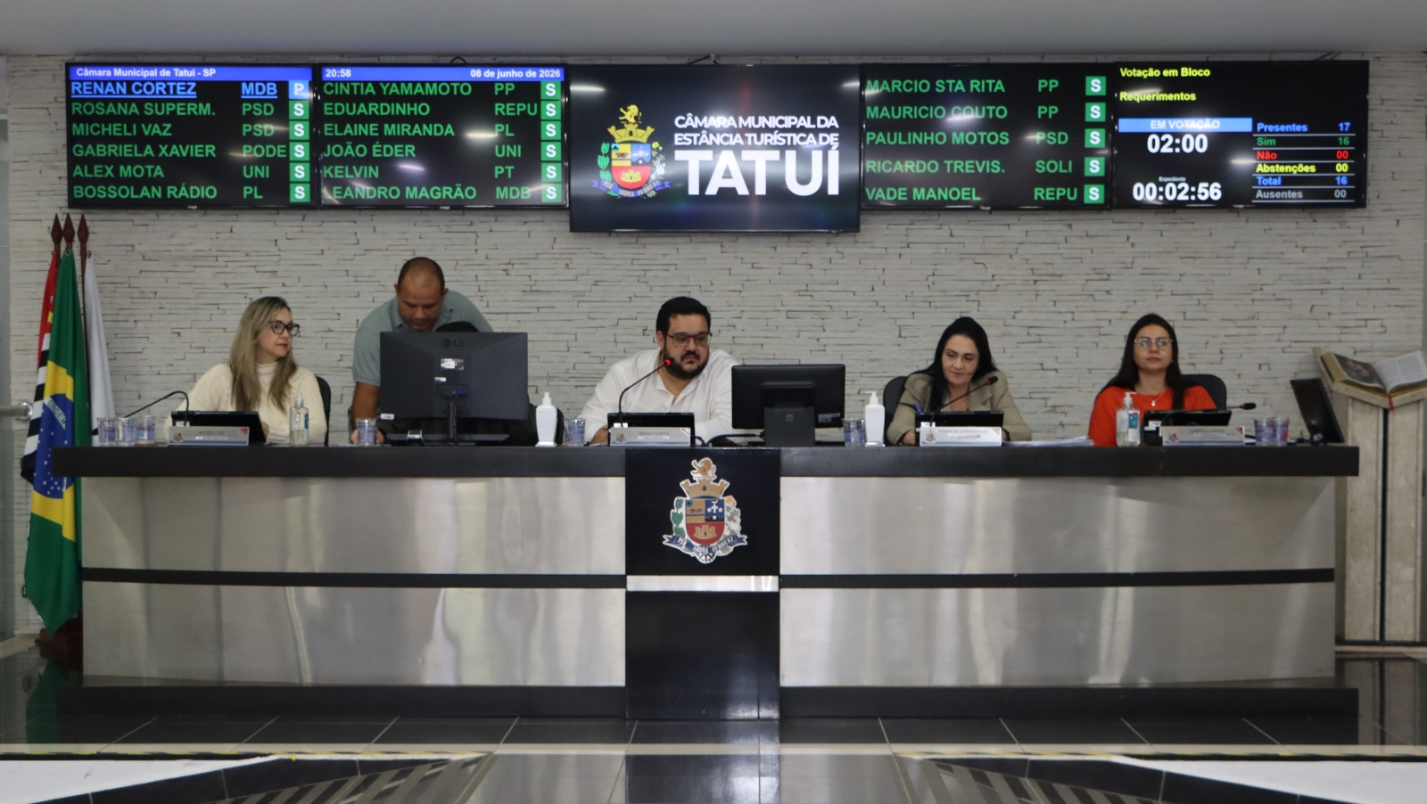 OITO PROJETOS DE LEI SÃO APRESENTADOS EM SESSÃO ORDINÁRIA