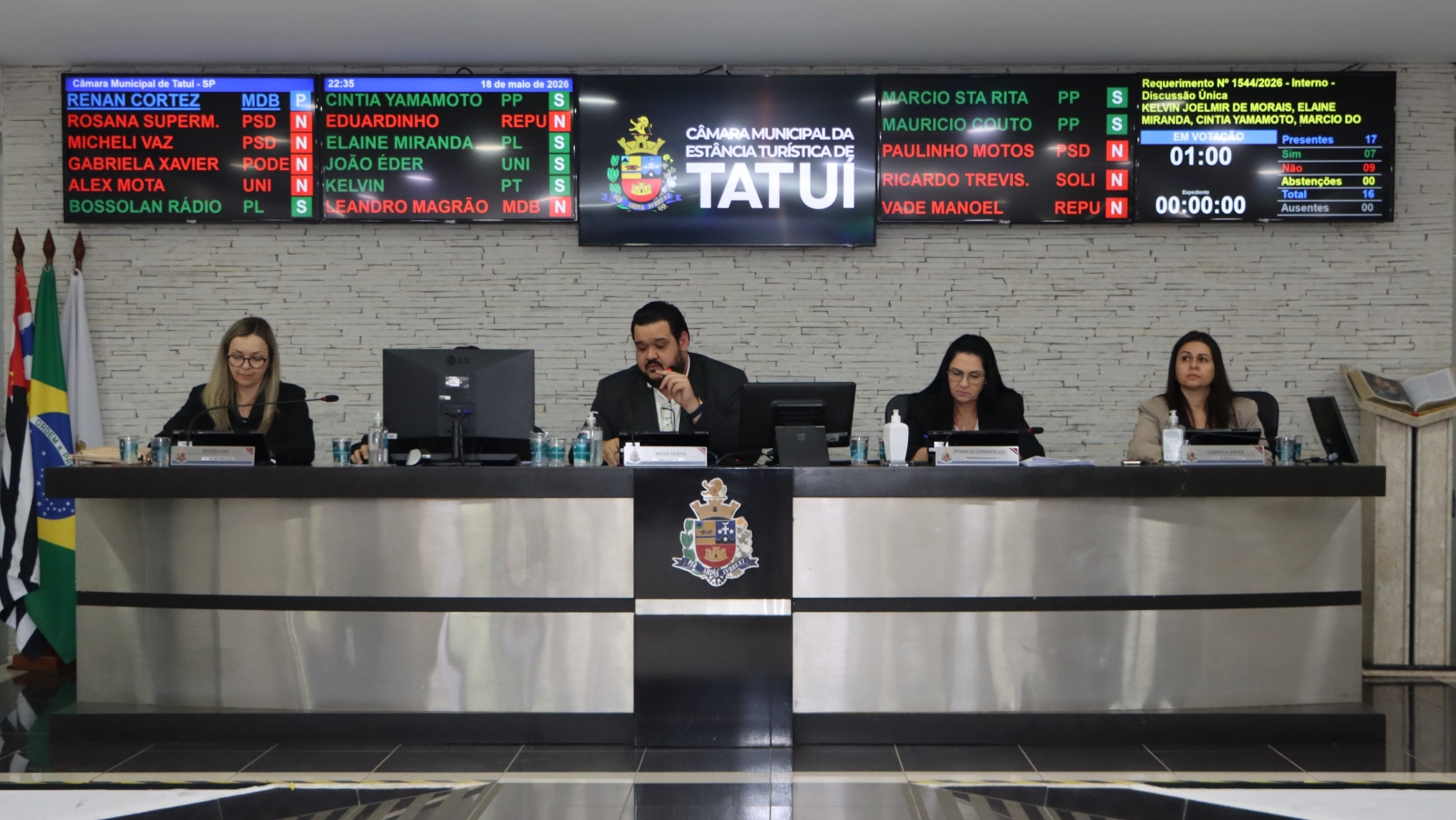 SESSÃO ORDINÁRIA TEM TRÊS NOVOS PROJETOS APRESENTADOS