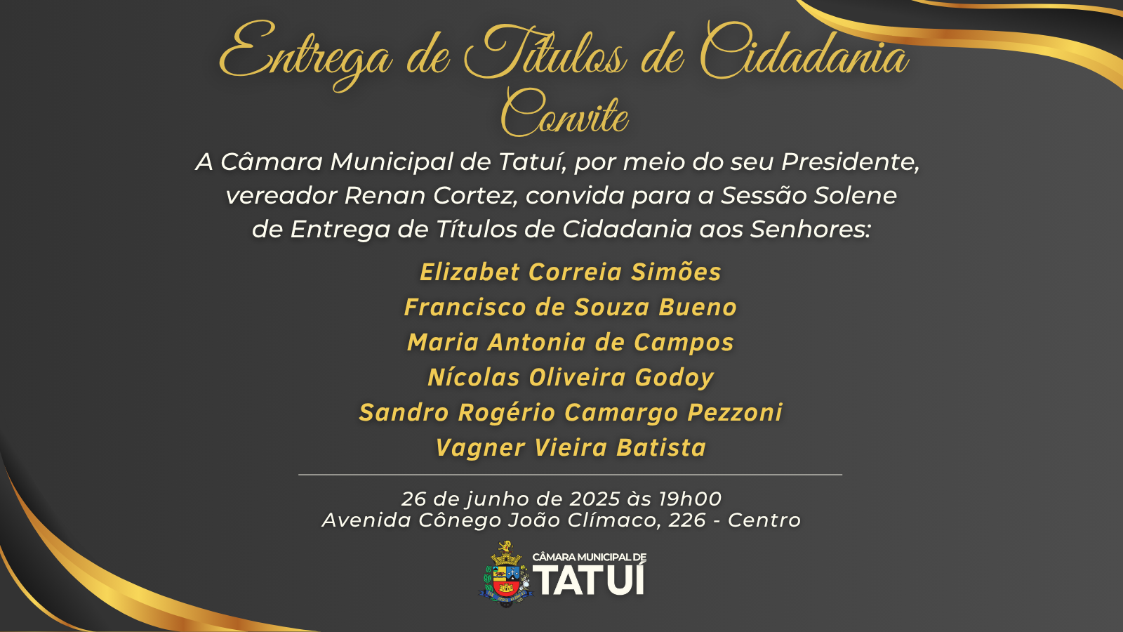 26 06 Sessão Solene