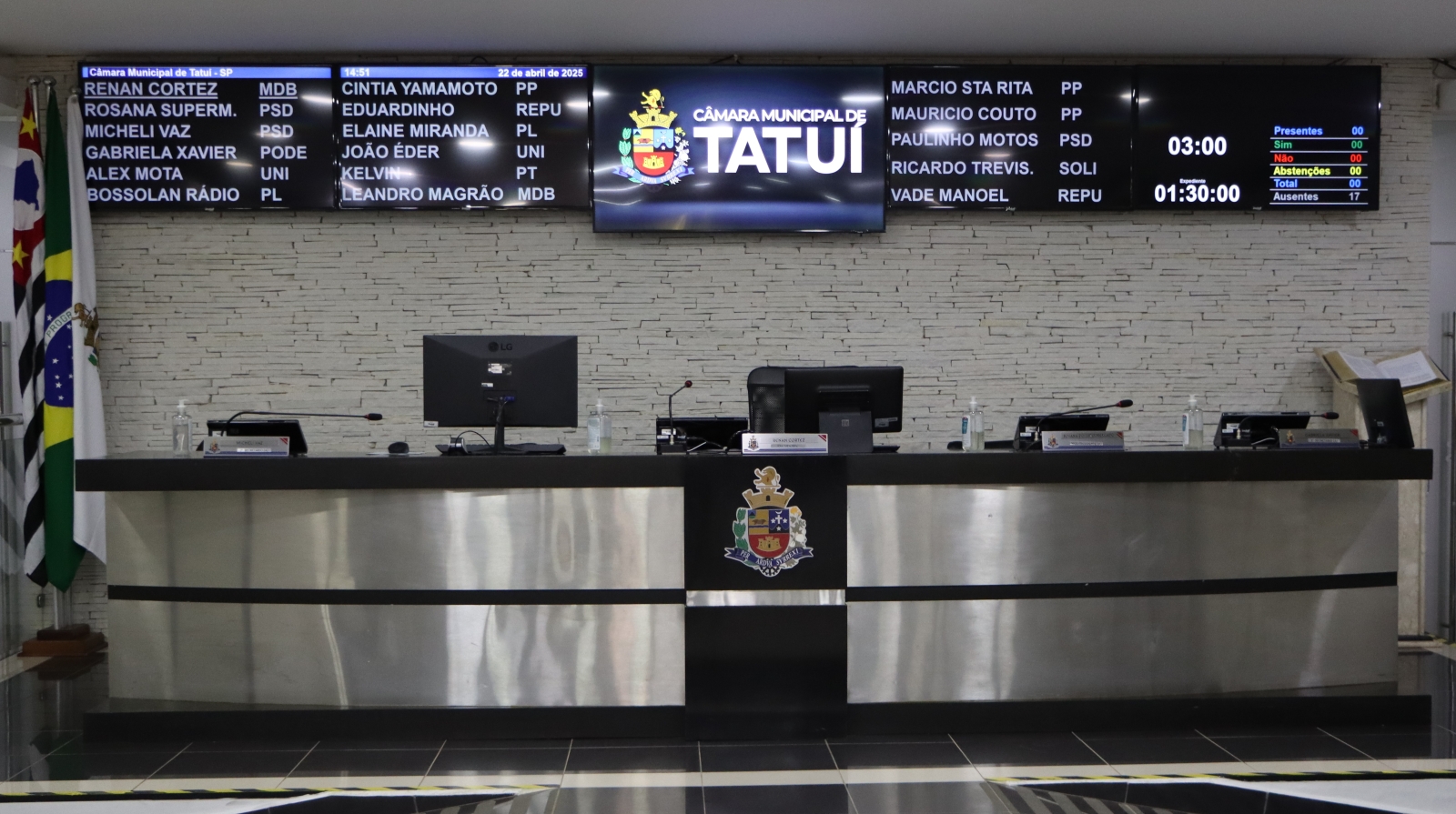 SESSÕES ORDINÁRIAS RETORNAM NA PRÓXIMA SEGUNDA-FEIRA (4)