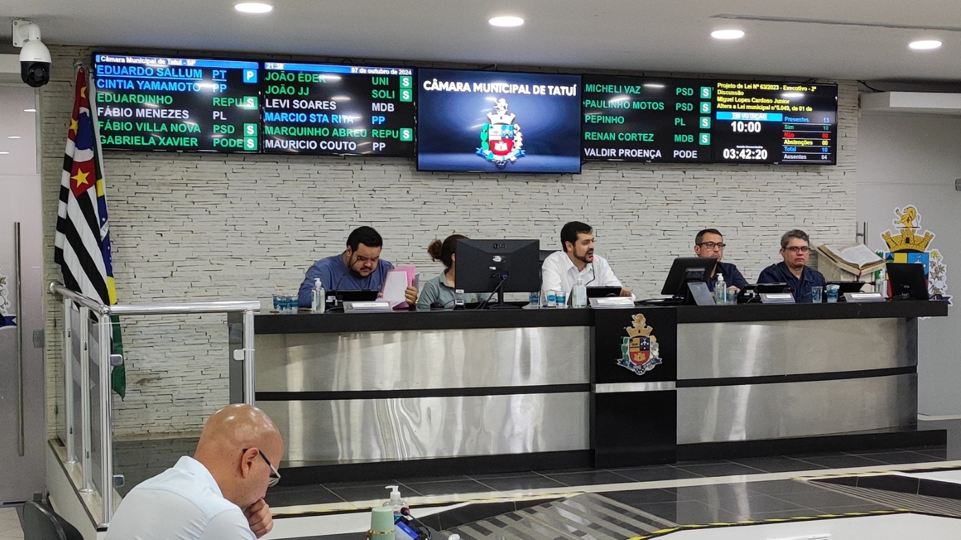 DOIS PROJETOS DE LEI SÃO APROVADOS EM SESSÃO EXTRAORDINÁRIA