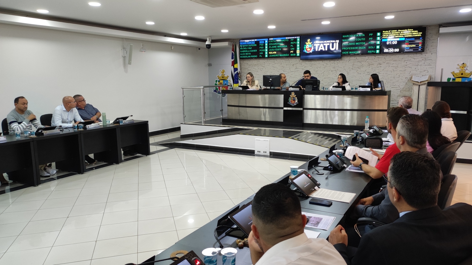 190 PROPOSITURAS SÃO APROVADAS NA 1ª SESSÃO ORDINÁRIA DE 2025